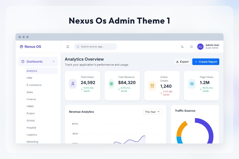 Nexus Admin Theme